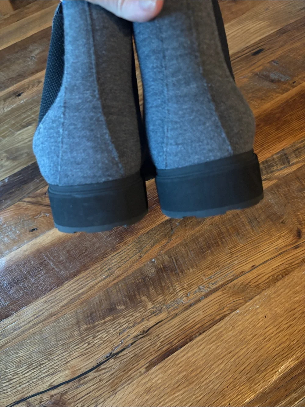 Rothy’s Boot Graphite Grey Merino  Size 12.5